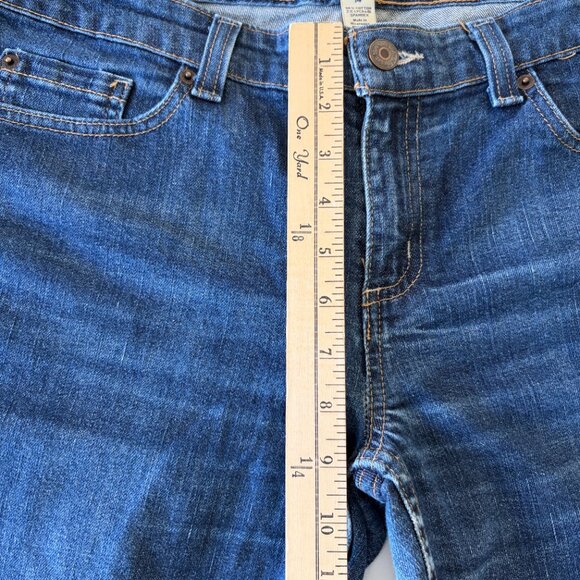 G.H. Bass & Co Jean Womens 14 Blue Slim Fit Mid-Rise Medium Wash Stretch Denim - Picture 6 of 11